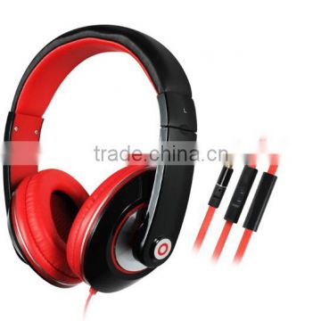 Super bass DJ headphone with mic for mobile phone and computer in 2014
