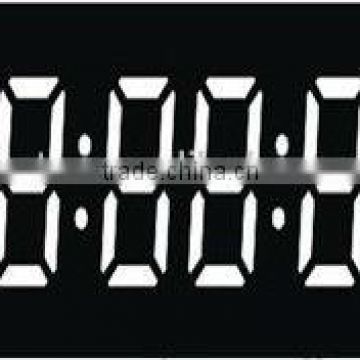 6 digit white common anode led time and temperature signs