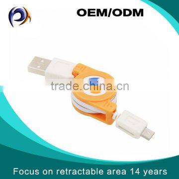 China Wholesale Retractable Micro USB Cable Long Cable For Micro Mobile Phone