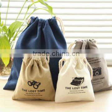 Small Cotton Drawstring Bags Factory Fast Delivery With High Quality