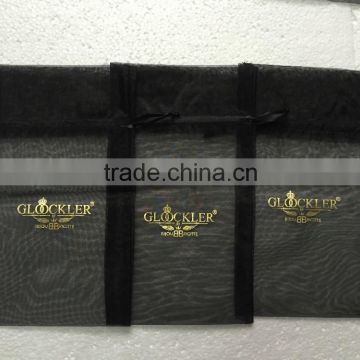 Gold Hot Stamp Organza Jewelry Packing Bag