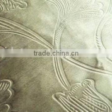 100% polyester embossed home hotel blackout curtain fabric