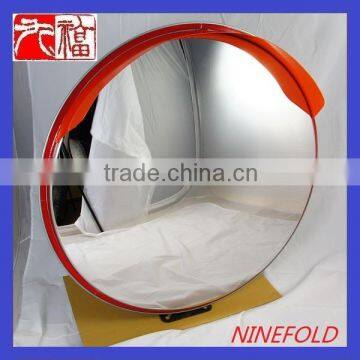 unbreakable roadway security convex mirror