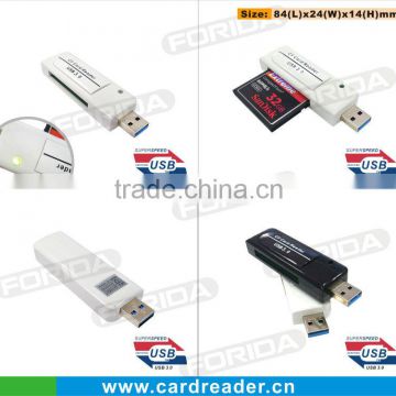 USB3.0 Smart CF card reader with indicator for laptop