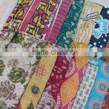 Bangali Stoles Indian Stole in Kantha Embroidery