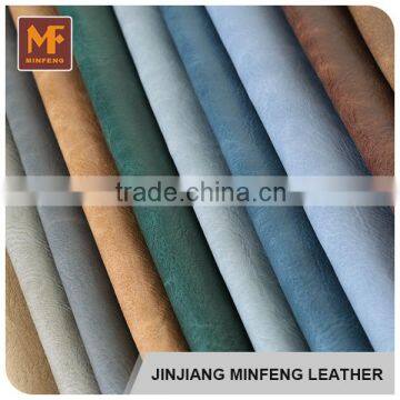 New products high quality cheap pu embossed wholesale leather fabric