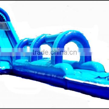 giant inflatable water slide with double pool