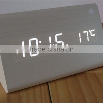 cheapest wooden alarm clock