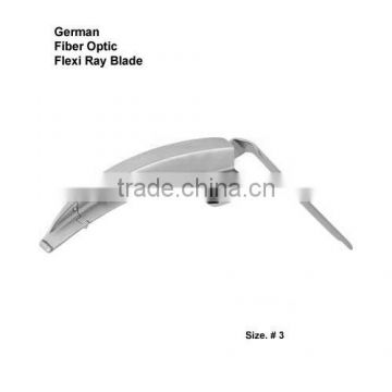 Fiber Optic Laryngoscope German FlexiRay Blade With 4.5 mm Fiber Bundle Size. 3