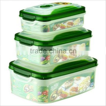 A090 3pcs microwave plastic container set