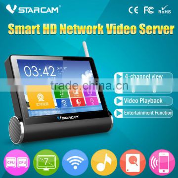 VStarcam HD Wifi NVS Hot New Products p2p Wireless Ip Camera with 7 inch touch screen wireless camera system