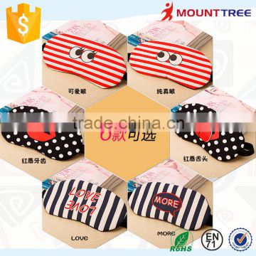Hot Selling High Quality Lovely Cartoon Patch Blindfold Shade Cover Resting Sleeping Eye Mask