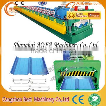 Used Metal Standing Seam Roof Panel Roll Forming Machine For Sale
