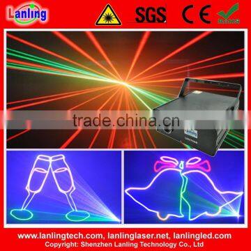 4W RGB animation laser ILDA stage lighting shows Logo projector