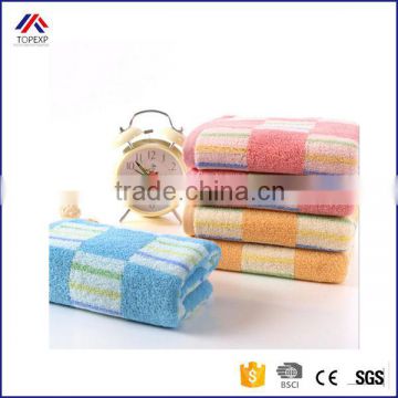 Colored Check Home Gift Face Towel