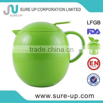 New design insulated double wall plastic thermo teapot(JGFJ)