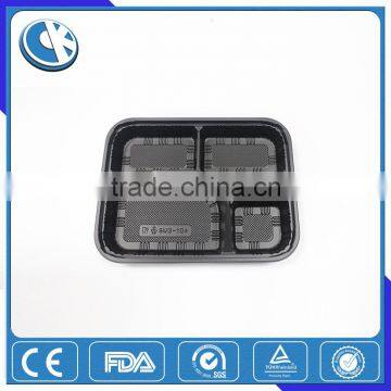 Best-selling custom 4-compartment Bento Lunch Box,Disposable Safe Plastic Food Container