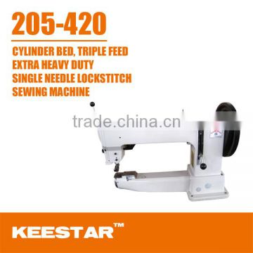 Keestar 205-420 cylinder bed,walking foot and needle feed,heavy duty sewing machine,same as durkopp adler 205-420