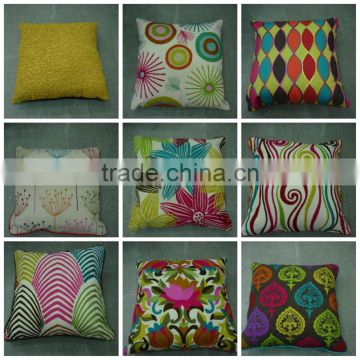 Beautiful colourful embroidered cushion covers collection