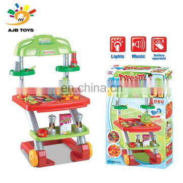 Hot item good quality children toy royal kitchen set for kids