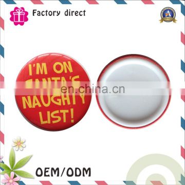 China Supplier Wholesale Custom fancy blank tin metal pin badge