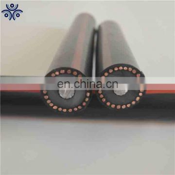 Single core aluminum conductor XLPE insulation copper wire shield PVC sheathed power cable