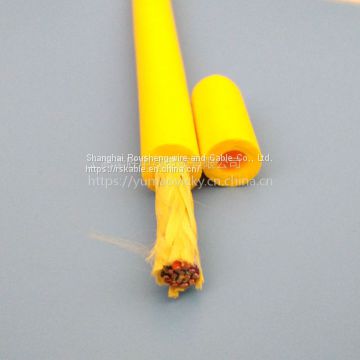 Good Bendability Cable Anti-dragging / Acid-base Cable Yellow Sheath Color