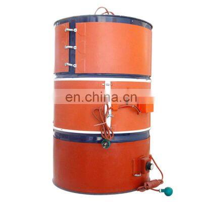 Thermostated Silicone rubber insulated drum heater 150 c temparture 4400 watt