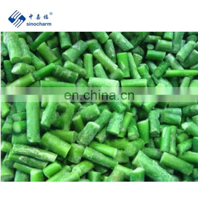Sinocharm New Season BRC Approved 2-4CM Fresh Frozen Cut Green Asparagus IQF Green Asparagus