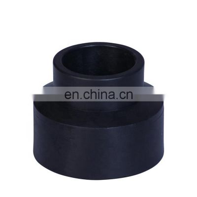 In stock butt fusion hdpe pipe fitting pe reducer  tube 200mm PN16 for water supply