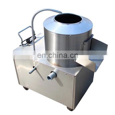 100kg/h stainless steel electric carrot cutting machine with washing ,peeling ,cutting functions