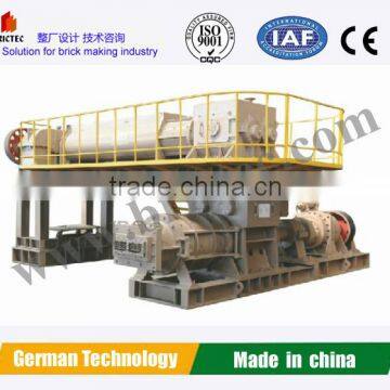 Soil brick making machine,New Technology Vacuum extruder for Hollow Brick Making