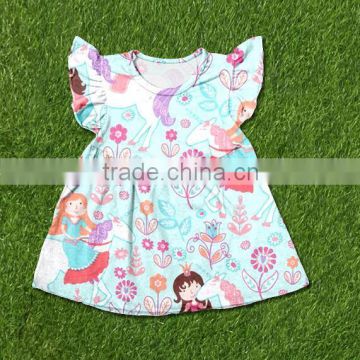 child dress print fabric new model girl dress 2016 china supplier custom t shirt printing