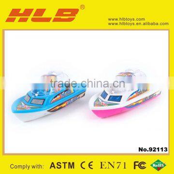 plastic pull line toy boat,pull string toy boat for children