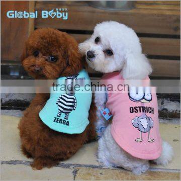 Wholesale Funny Summer Cotton Pet Dog Tee Shirt for Small Dog                        
                                                Quality Choice