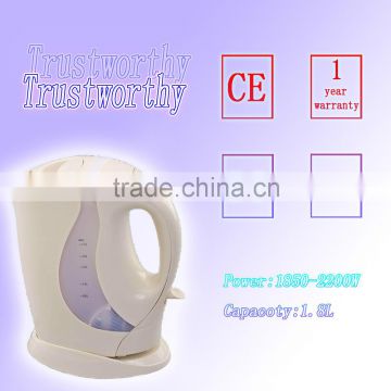 1.8L cheap plastic electric kettle