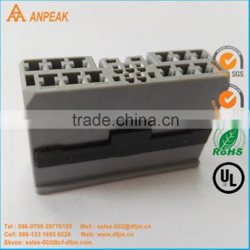 Auto combined electrical unwaterproof connector with 12pin+5pin