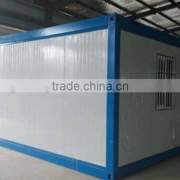 Trailer houses container