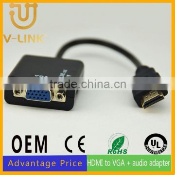 Manufacture price male hdmi to female vga adapter for laptop