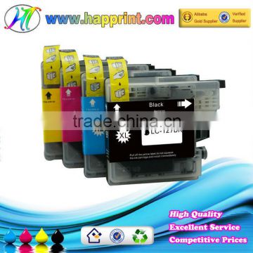 High quality compatible brand new cartridge for brother lc125xl lc127xl series used for printer J4110dw 4410 4510 4610 4710...