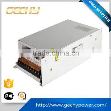 S-600-5v,12v,24v,36v,48v, AC/DC compact single output enclosed 600w,12v,50a, led switching power supply