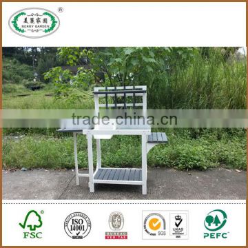 Wooden Raised Garden Table For Home Decorative
