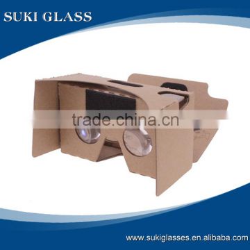 acrylic google cardboard biconvex lens google cardboard vr 3d glasses for movie