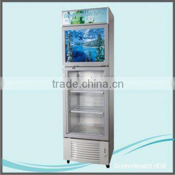 stainless steel beverage showcase/kitchen refrigerator display