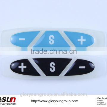 High Quality epoxy coated durable conductive silicone rubber keypad