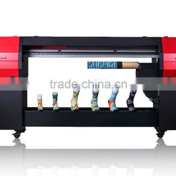 Seamless socks 360 degree printing machine with resistant quality