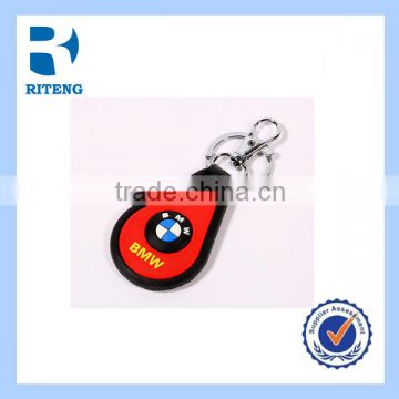 promotional silicone gift customer design keychain for car brand design