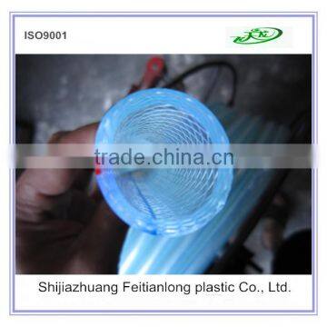 Clear Transparent 1 Inch PVC Plastic Flexible Fiber Knitting Braided Reinforced Water Hose