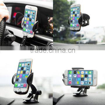 unique one touch windscreen dashboard cell phone holder for car mount