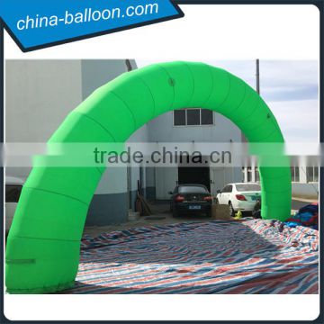 6m outdoor inflatable archway inflatable finish line arch in green color